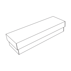 Bottom-Lid Gift Box with Extended Length