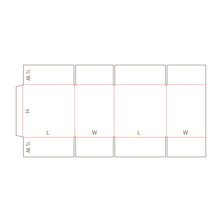 FEFCO 0201 Regular Slotted Container (RSC)
