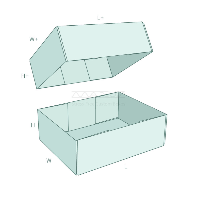 FEFCO 0300 – Bottom-Lid Corrugated Box FEFCO 0300 – Bottom-Lid Corrugated Box
