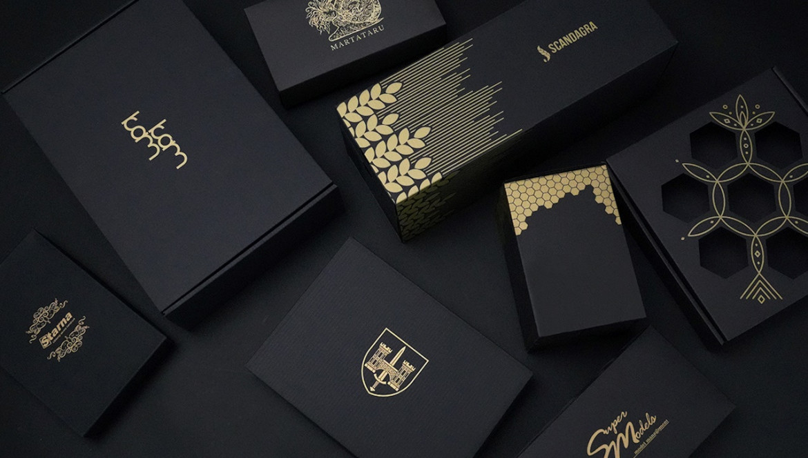 Gold Printing on Boxes. Examples Gold Printing on Boxes. Examples