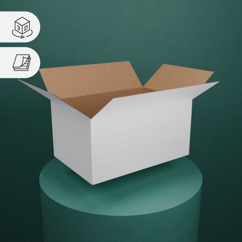 Cardboard box, FEFCO 0201 model type